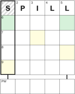 5 letter word with plus