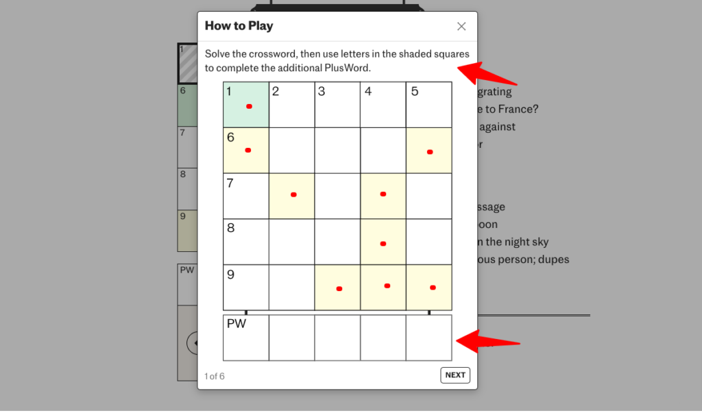 solve the crossword puzzle, then use the letters in the shaded boxes to  find your next clue - WordMint